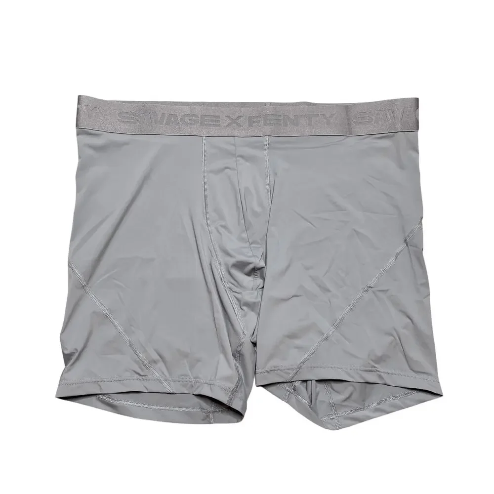 Savage X Fenty Flex Performance Trunks Deep Grey Size Large